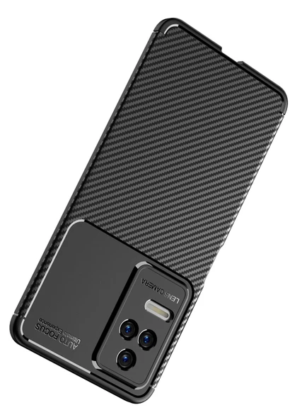 Xiaomi Poco F4 - Kılıf Auto Focus Karbon Negro Silikon Kapak - Resim 7