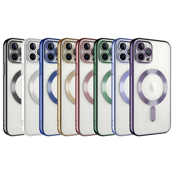 Apple iPhone 11 Pro Max - Kılıf Kamera Korumalı Magsafe Wireless Şarj Özellikli Demre Kapak - 1