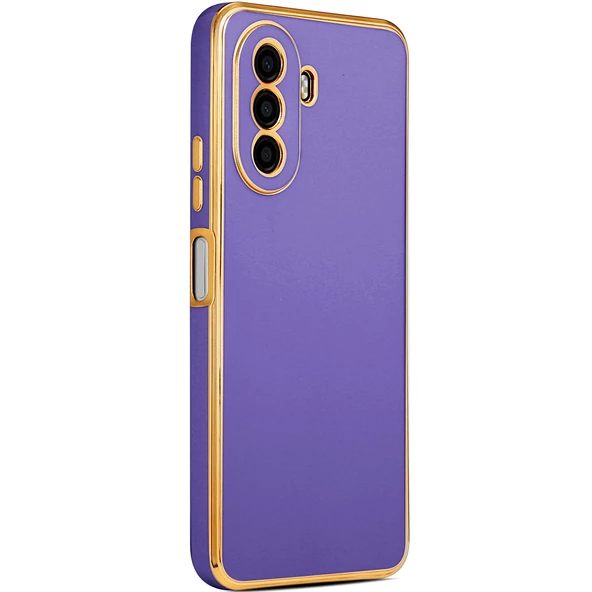 Huawei Nova Y70 - Kılıf Parlak Renkli Bark Silikon Kapak