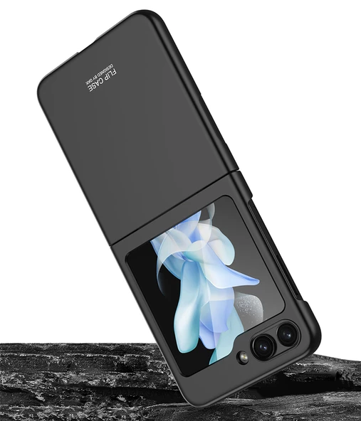 Samsung Galaxy Z Flip 5 - Kılıf Koruyucu Sert Kıpta Kapak - Resim 5