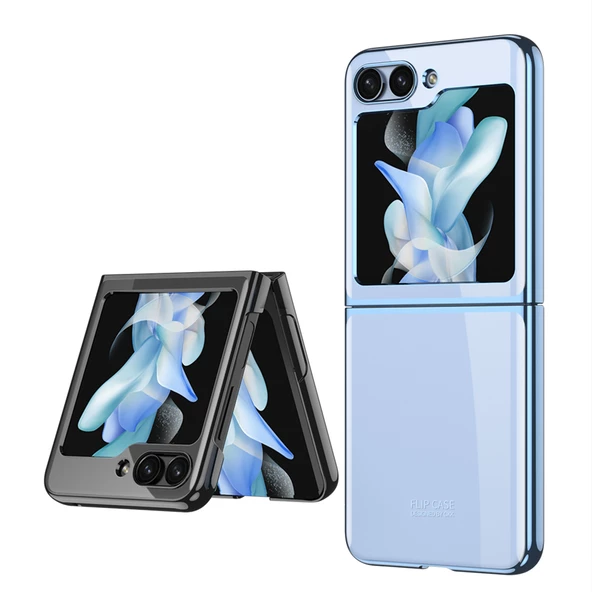 Samsung Galaxy Z Flip 5 - Kılıf Kıpta Lensli Kapak - 2