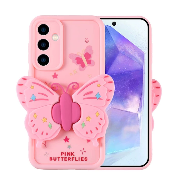 Samsung Galaxy A35 - Kılıf Kamera Korumalı Figür Tasarımlı Kapya Kapak