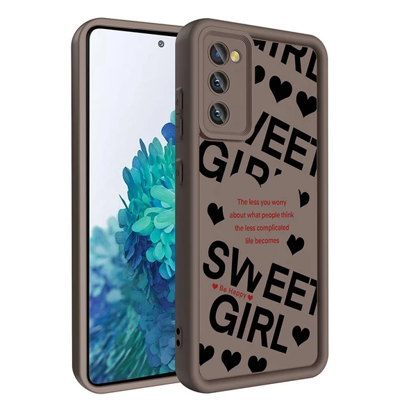 Samsung Galaxy S20 FE - Kılıf Kamera Korumalı Baskılı Arka Yüzey Klas Kapak