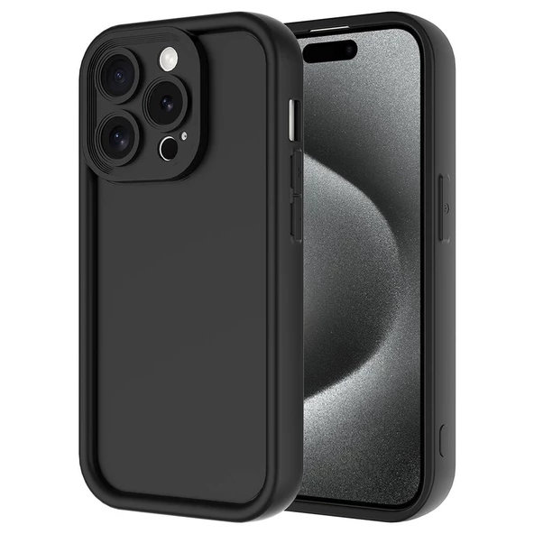 Apple iPhone 15 Pro Max - Kılıf Kamera Korumalı Ananas Kapak
