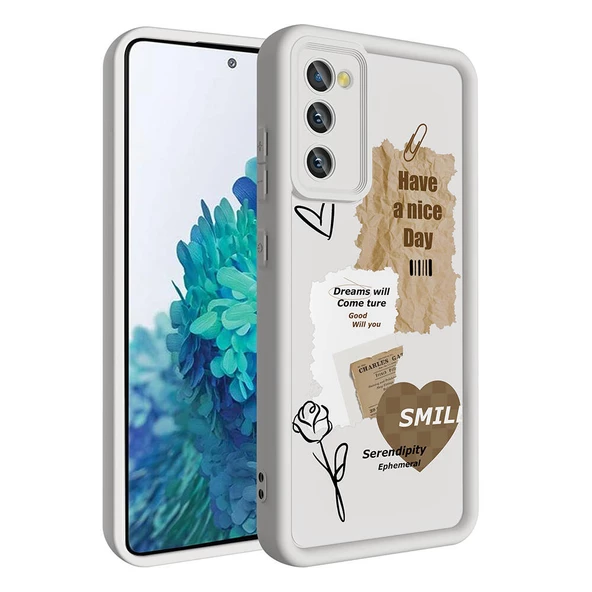 Samsung Galaxy S20 FE - Kılıf Kamera Korumalı Baskılı Arka Yüzey Klas Kapak - 3