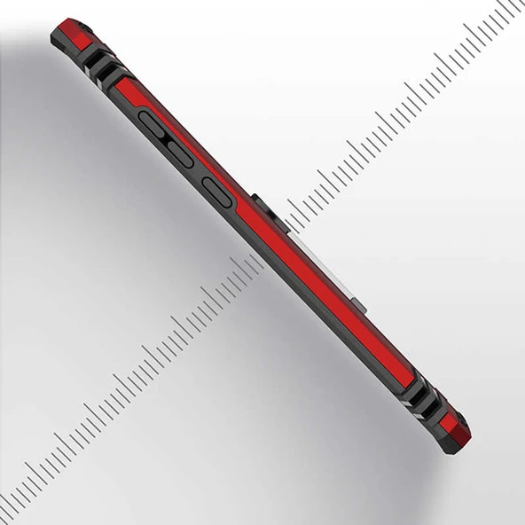 Huawei P30 Pro - Kılıf Yüzüklü Zırh Tank Vega Kapak - Resim 2