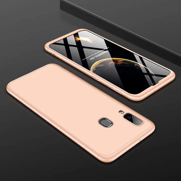 Samsung Galaxy A30 - Kılıf Parmak izi Yapmayan 3 Parça Ays Kapak