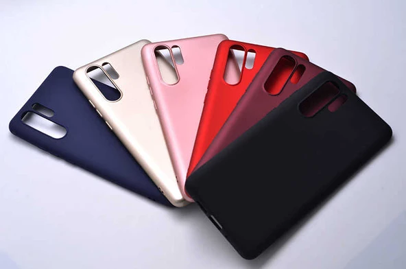 Huawei P30 Pro - Kılıf Mat Soft Premier Silikon Kapak - 5