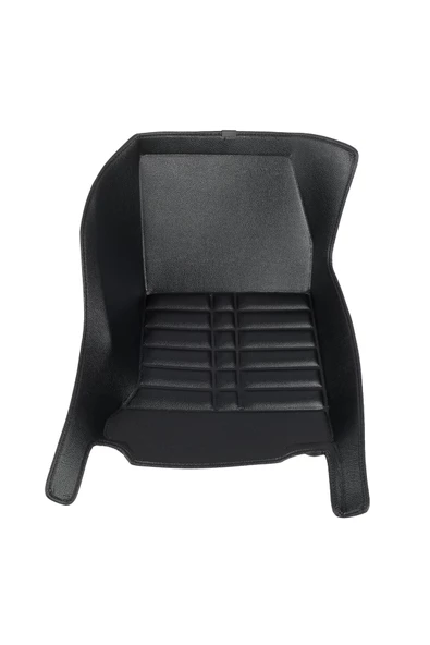 Mercedes Cla 2013-2019 Siyah Havuzlu Dikişsiz (press) Deri Paspas - 2