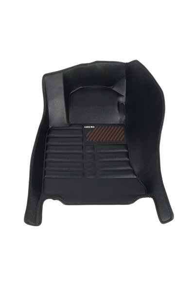 Mercedes Gla 2014-2019 Siyah Havuzlu Dikişsiz (press) Deri Paspas