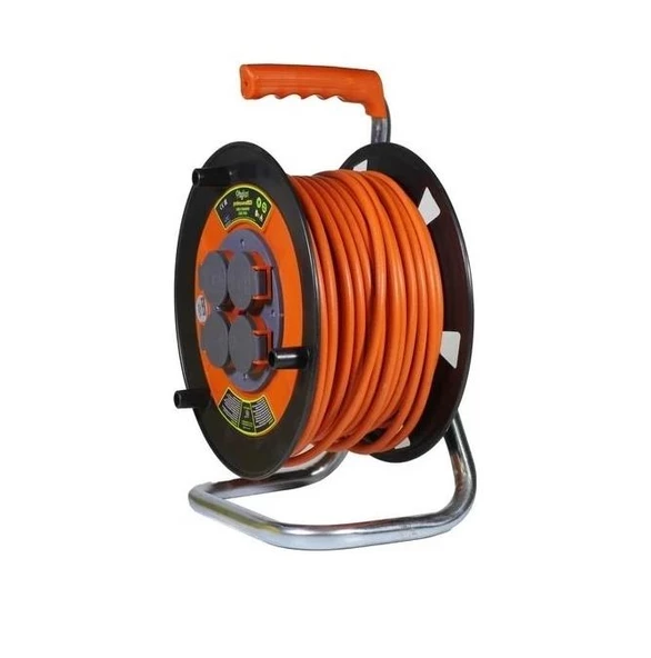 Bylion Seyyar Makaralı Uzatma Kablosu 3x1,5mm  35mt