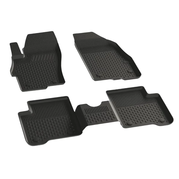 Mega Oto Market 4.5D Havuzlu Oto Paspas Siyah Renk Toyota Corolla Cross Araç 2022 ve Üstü ile Uyumlu - 5