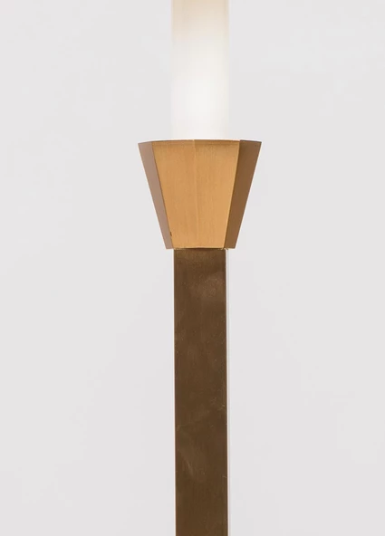 İp Detaylı Metal Abajur - 5