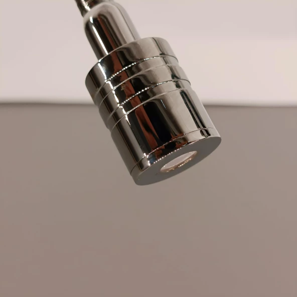 Dawn Okuma Lambalı Krom Metal Aplik - 2