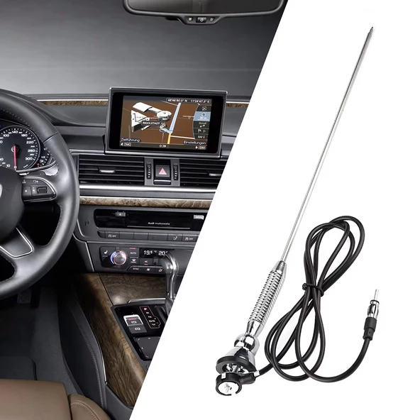 Yaylı Elektronik Cam Radyo Anteni 48 cm Siyah - 12