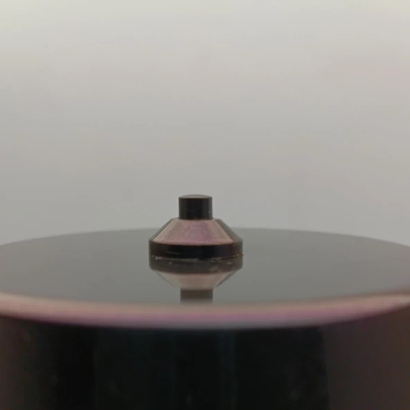 Konik Şapka Masa Lambası Şarjlı Metal Mor - 5