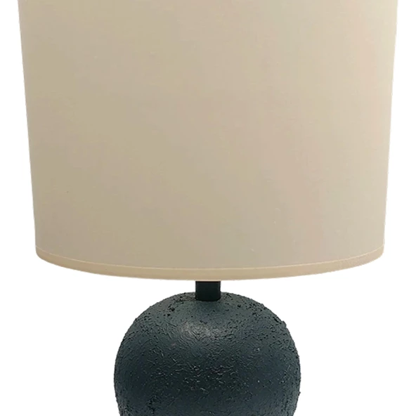 Minimal Polyester Abajur Antrasit - 2