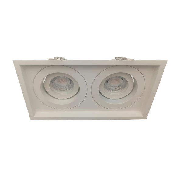 Bahar Sıva Altı Oynar Başlı İkili Beyaz Spot - 3