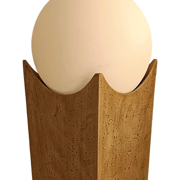 Polyester Abajur Köşeli Küre - 2