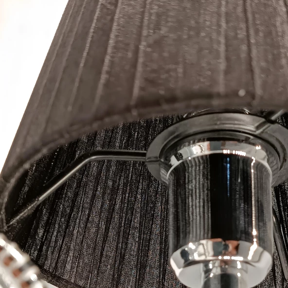 Lucy Şapkalı Krom Metal Aplik - 3