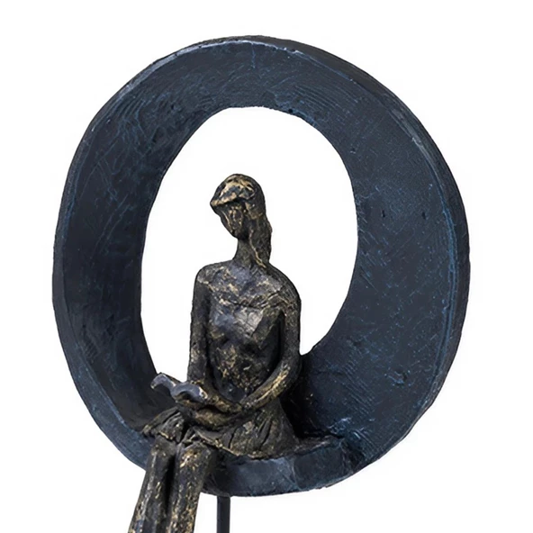 Sama Kadın Polyester Biblo 31 cm - 4