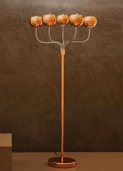 Capsul Beşli Lambader Bakır - 2