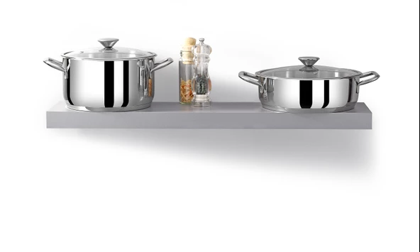 Bonera Omega 24cm Tekli Karnıyarık Paslanmaz Çelik Tencere - 2