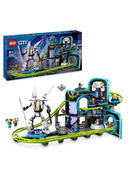 LEGO City Robot Dünyası Hız Treni Parkı 60421