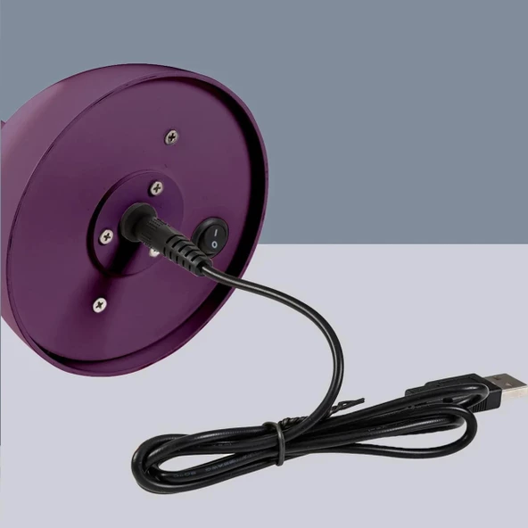 Led Mor Mantar Masa Lambası Şarjlı - 3