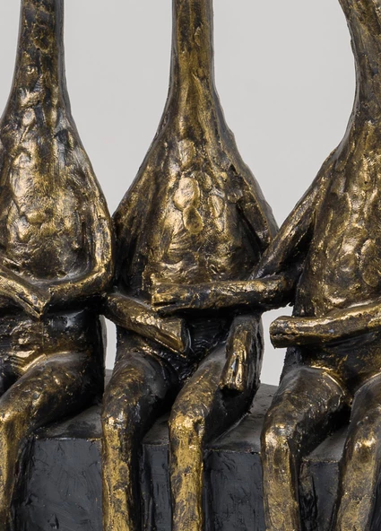 Dekoratif Zürafa 3 Figürlü Biblo - 2