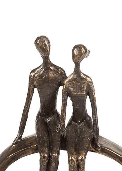 Dekoratif Sevgili Çift Couple Biblo Casablanca - 3