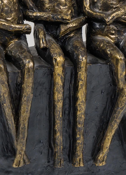 Dekoratif Zürafa 3 Figürlü Biblo - 4