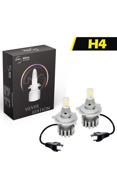 Slim Led Xenon V2 12-24 Volt Silver Edition Csp Led H4 - 2