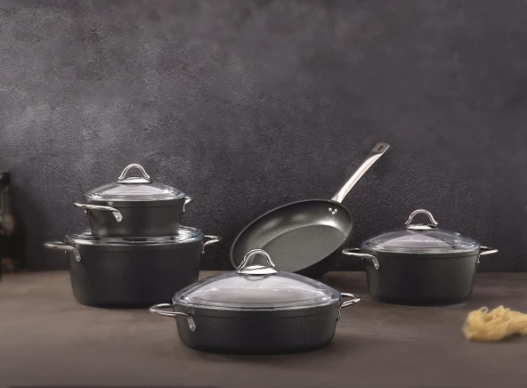 Bonera Pro-Plus 26cm Tekli Titanyum Kaplama Tencere - 5