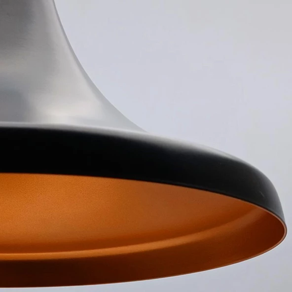 Modern Metal Sarkıt Siyah/Bronz - 5