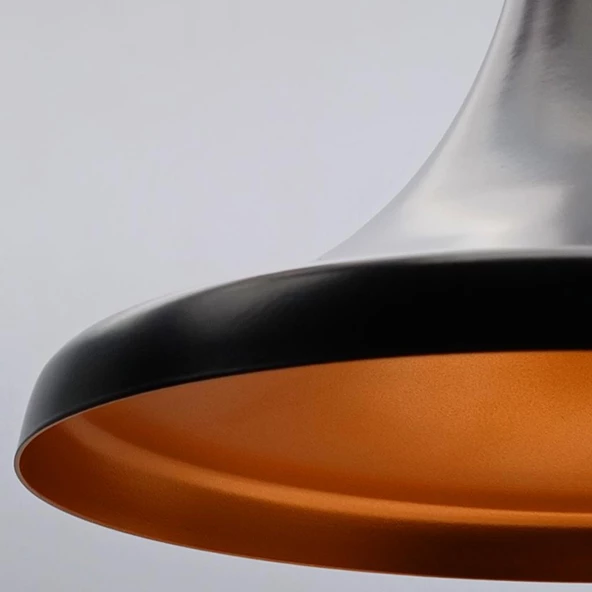 Modern Metal Sarkıt Siyah/Bronz - 3