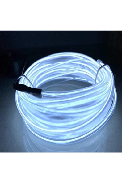 Araç Içi Torpido Ledi Şerit Led Ip Led Neon Beyaz 2 Metre - 4