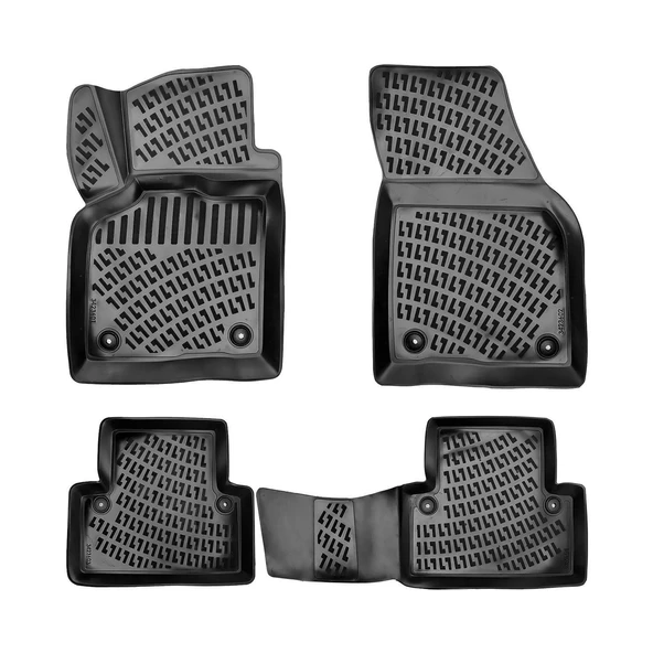 Rizline 3D Oto Paspas Siyah Renk Volvo V50 2004 - 2012 ile uyumlu