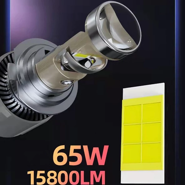 H7 Xenon Led A80 Mini Ultra Beyaz Renk 12V-24V - 9