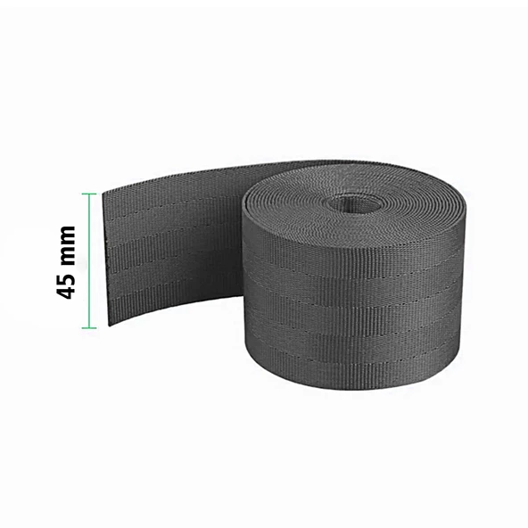 Antrasit Renkli Emniyet Kemeri 15 Metre 4cm Kemer - 2