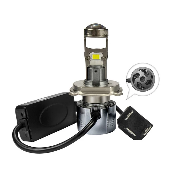 H4 Xenon Led A80 Mini Ultra Beyaz Renk 12V - 2