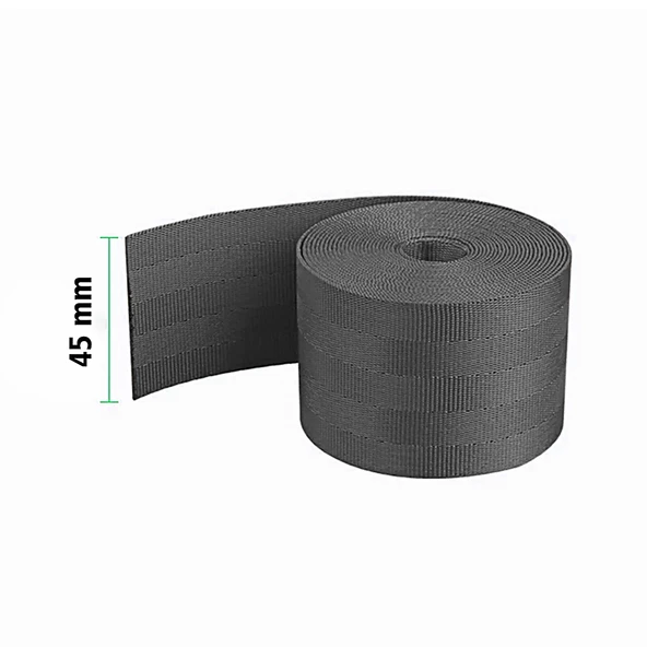 Antrasit Renkli Emniyet Kemeri 15 Metre 4cm Kemer - 6