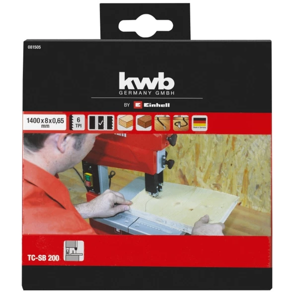 Einhell TC-SB 200 İçin Şerit Testere Bıçağı 081505 - 3