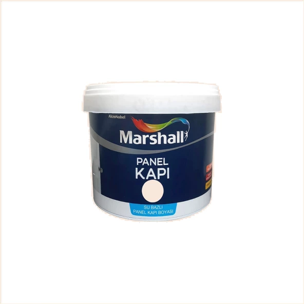 Marshall Su Bazlı Panel Kapı Boyası Gri Kayrak 2,5 Lt (3,5 Kg)