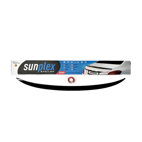 Hyundai Accent Blue 2011-2018 Bagaj Üstü Spoiler Parlak Siyah Spoyler - Resim 2