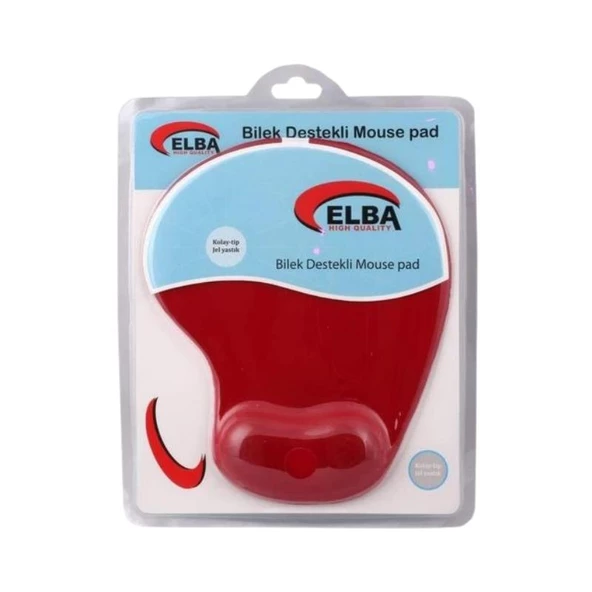 Elba K06152 Bileklikli Jel Mouse Pad Kırmızı - 2