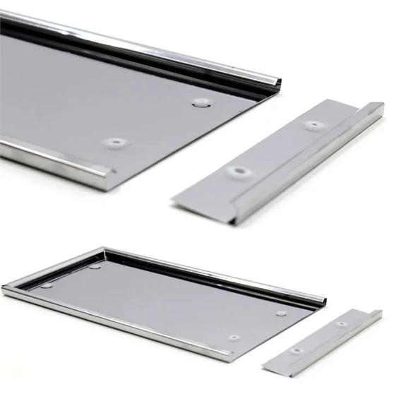 Mega Oto Market Paslanmaz Krom Metal Köşe Plakalık 31Cm X 15.5Cm 2 Adet 357560974 - 5