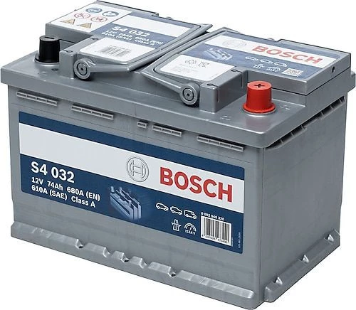 12V 74 AH 680A EN BOSCH AKÜ 2 YIL GARANTİLİ