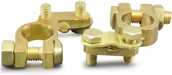 Mega Oto Market Pirinç Akü Kutup Başı Takımı Akü Kutup Başlığı +- Takım - 2