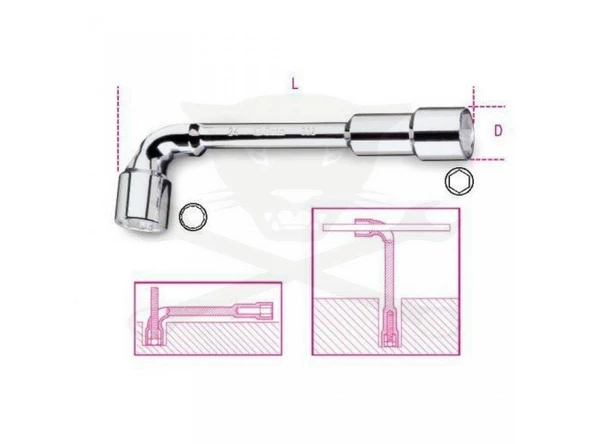 Beta 932 Pipo Anahtar 20x20mm